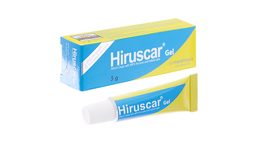Gel Hiruscar làm mềm và phẳng vết sẹo tuýp 5g - 