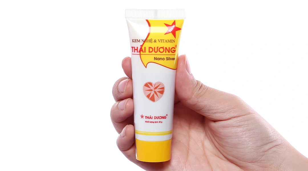 Kem nghệ Thái Dương Nano Bạc dưỡng da, mờ sẹo, mờ thâm tuýp 20g - 