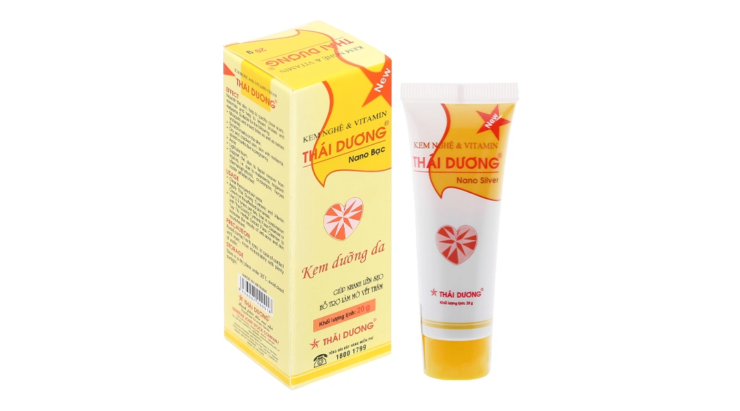Kem nghệ Thái Dương Nano Bạc dưỡng da, mờ sẹo, mờ thâm tuýp 20g - 1