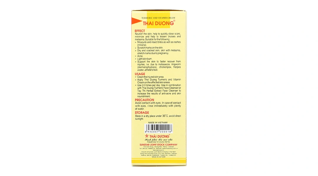 Kem nghệ Thái Dương Nano Bạc dưỡng da, mờ sẹo, mờ thâm tuýp 20g - 4