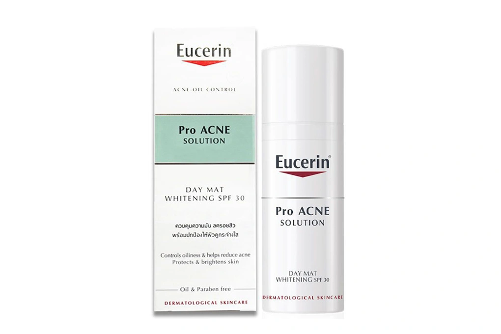 Kem dưỡng ban ngày Eucerin ProAcne Day Mat cho da nhờn mụn chai 50ml - 