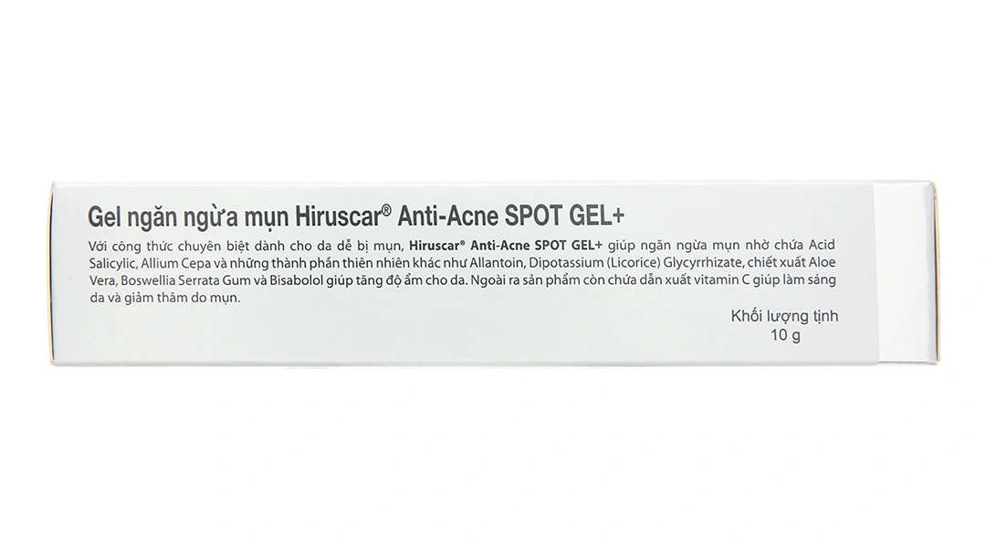 Gel Hiruscar Anti-acne ngăn ngừa mụn, tăng độ ẩm cho da tuýp 10g - 15