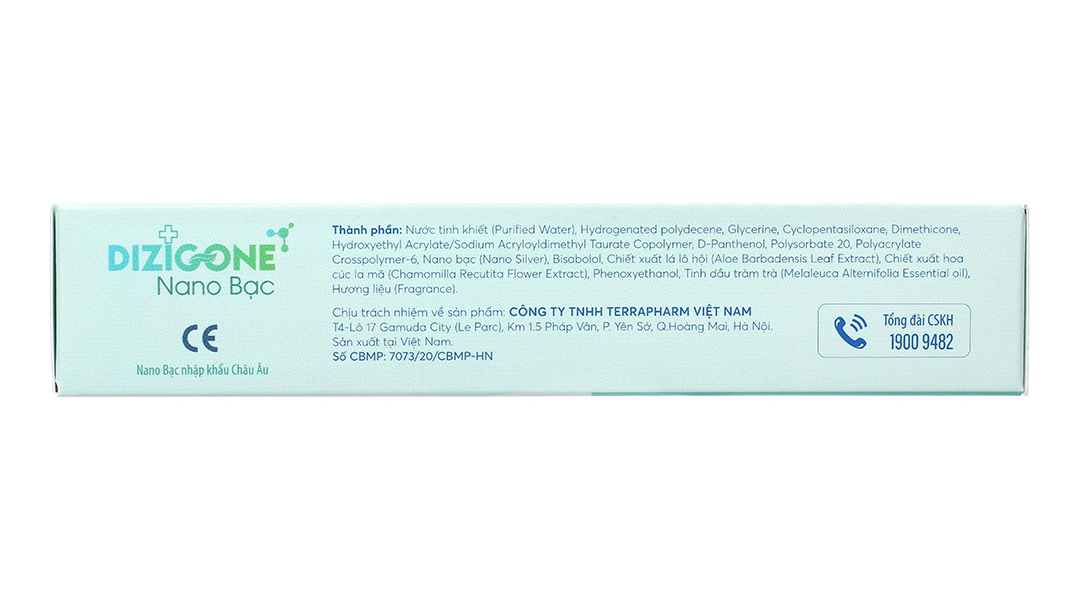 Kem Dizigone Nano Bạc kháng khuẩn, ngừa sẹo tuýp 25g - 2