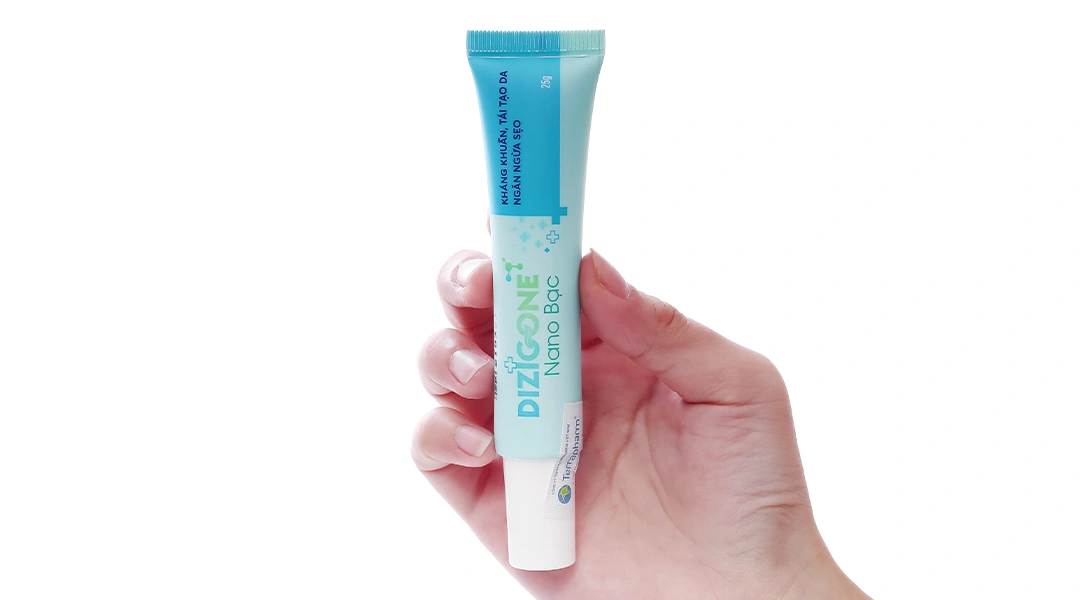 Kem Dizigone Nano Bạc kháng khuẩn, ngừa sẹo tuýp 25g - 4