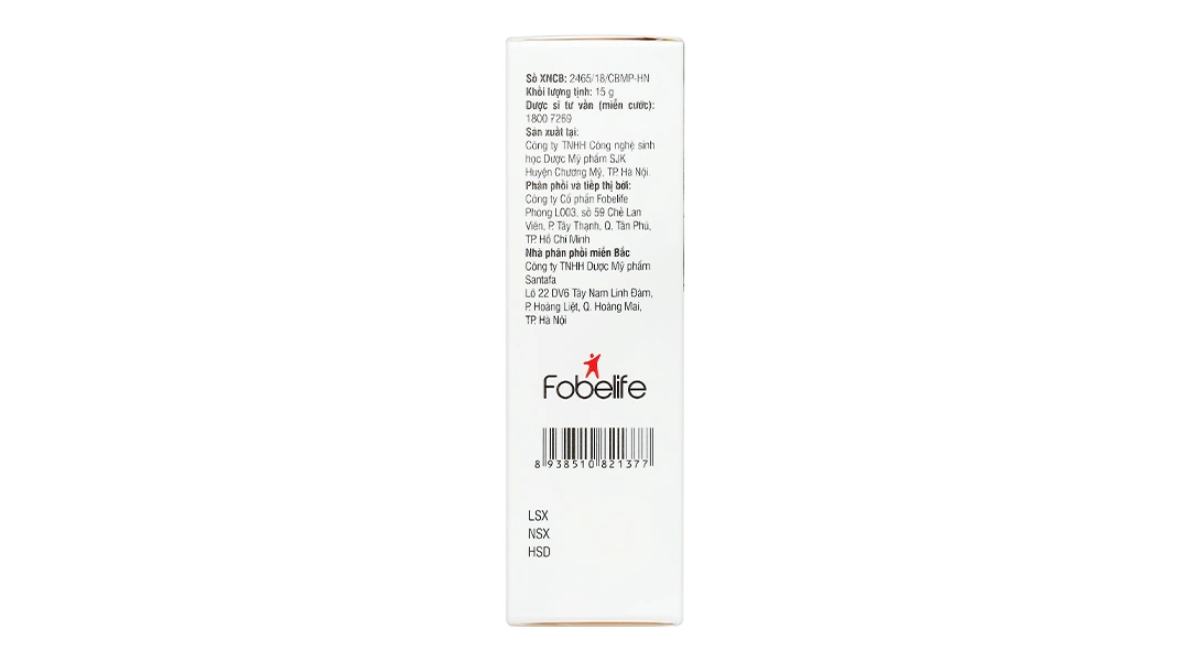 Kem Fobelife Fobe Acne ngừa thâm mụn tuýp 15g - 2