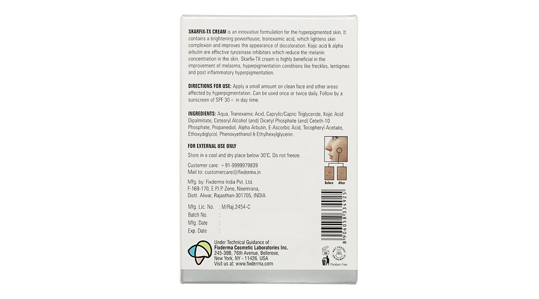 Kem Fixderma Skarfix - TX giúp giảm thâm nám tuýp 15g - 1