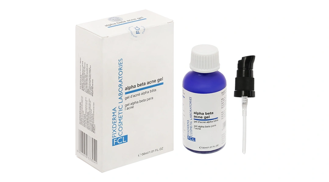 Gel Fixderma FCL Alpha Beta Acne giảm mụn, kiểm soát bã nhờn chai 30ml - 15