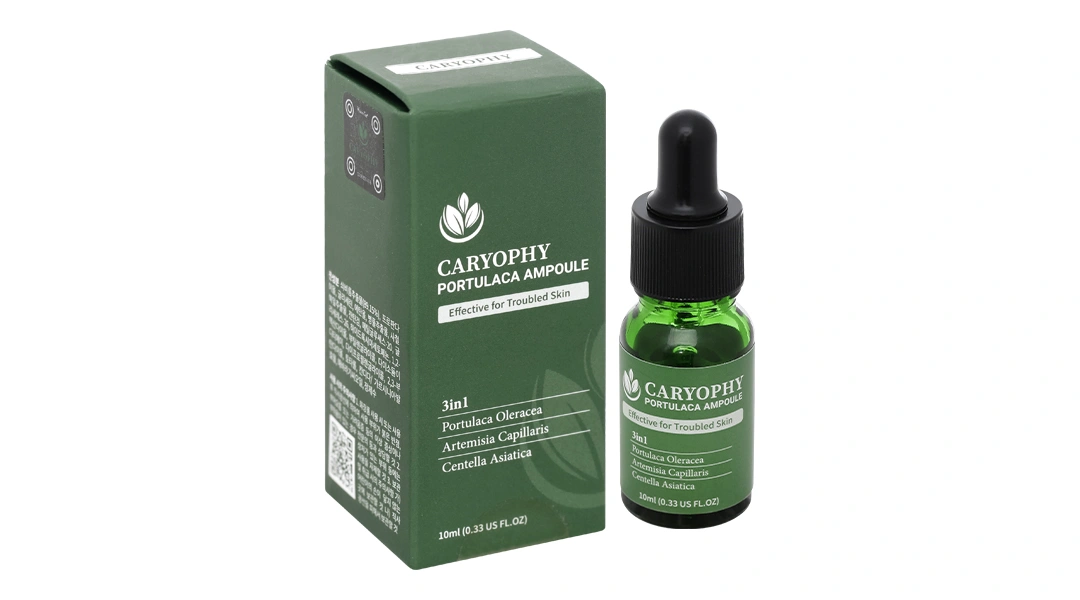 Serum Caryophy Portulaca Ampoule giảm mụn mờ thâm, làm dịu da lọ 10ml - 