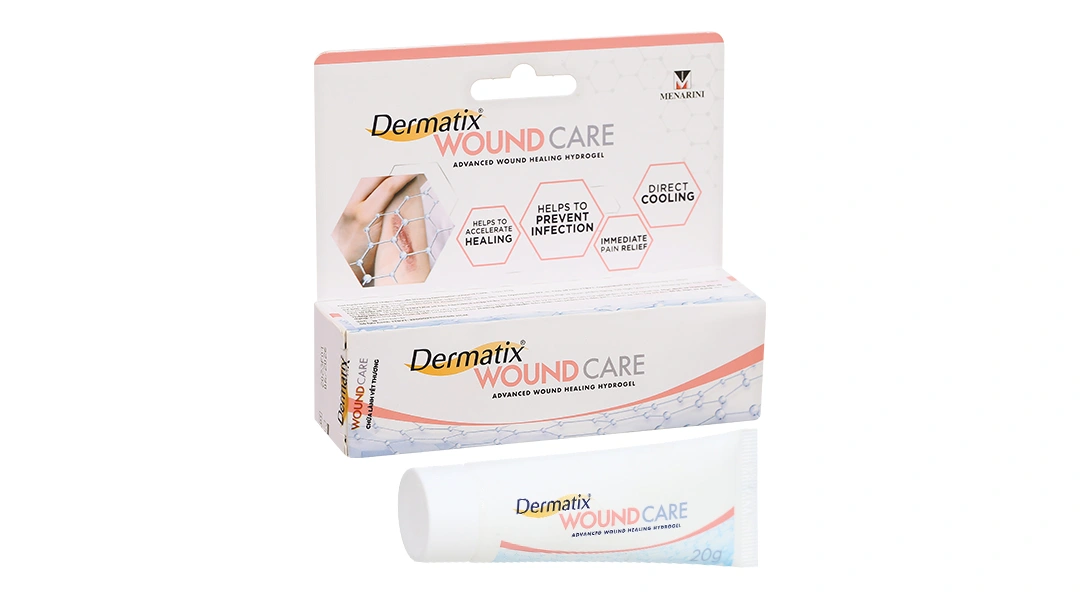 Gel Dermatix Wound Care hỗ trợ chữa lành vết thương tuýp 20g - 