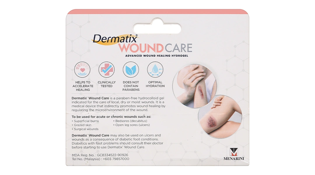 Gel Dermatix Wound Care hỗ trợ chữa lành vết thương tuýp 20g - 1