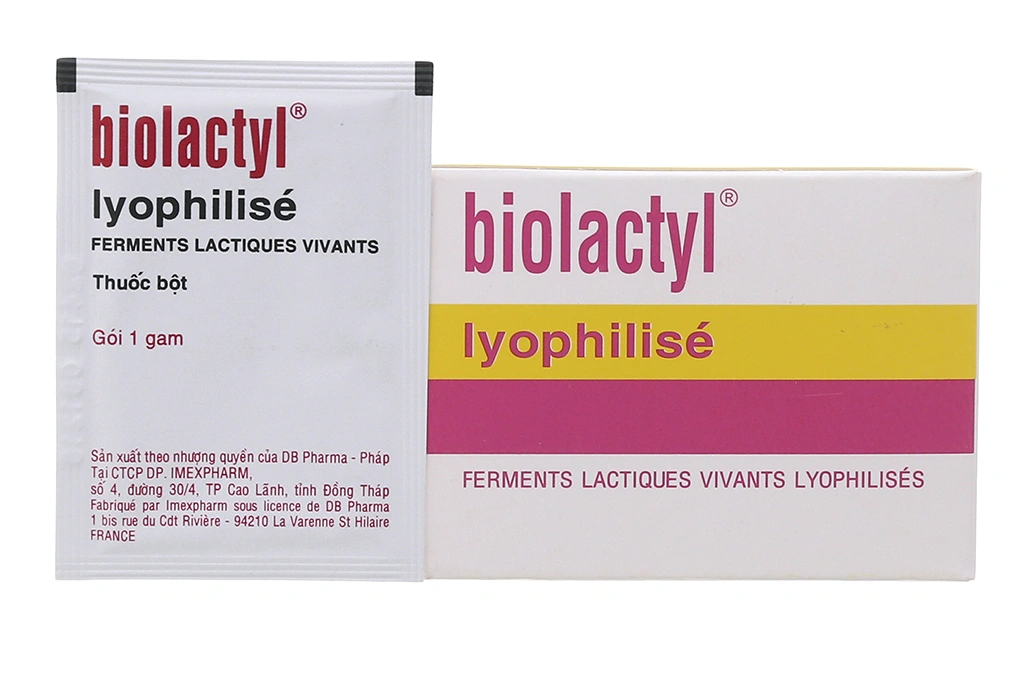 Thuốc bột Biolactyl bổ sung vi sinh, hỗ trợ giảm rối loạn tiêu hóa (14 gói x 1g) - 