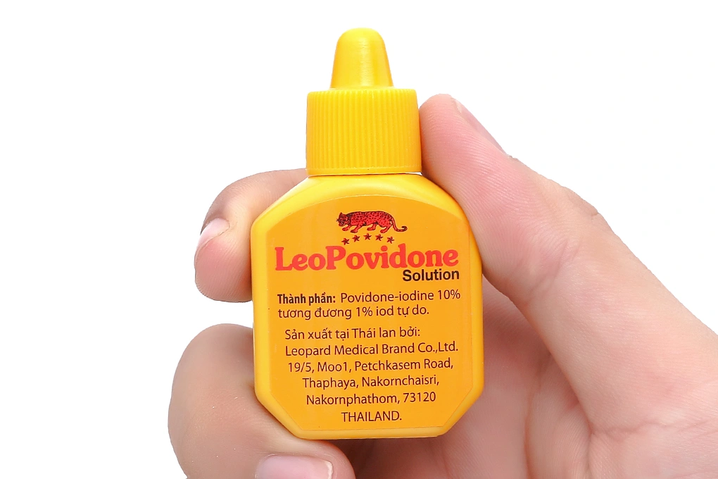 Dung dịch sát khuẩn Leopovidone ngừa nhiễm trùng vết thương ngoài da chai 15ml - 4