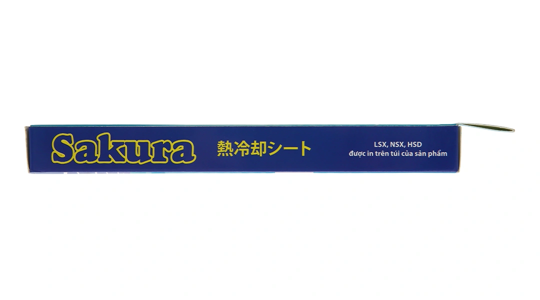 Miếng dán hạ sốt Sakura giúp hạ nhiệt, giảm đau, giảm say nắng cho bé - 4