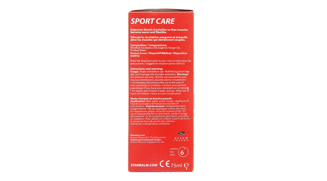 Chai lăn Starbalm Roll-On làm nóng, giúp thư giãn cơ và khớp chai 75ml - 2