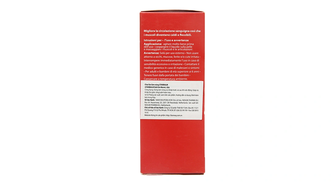 Chai lăn Starbalm Roll-On làm nóng, giúp thư giãn cơ và khớp chai 75ml - 3