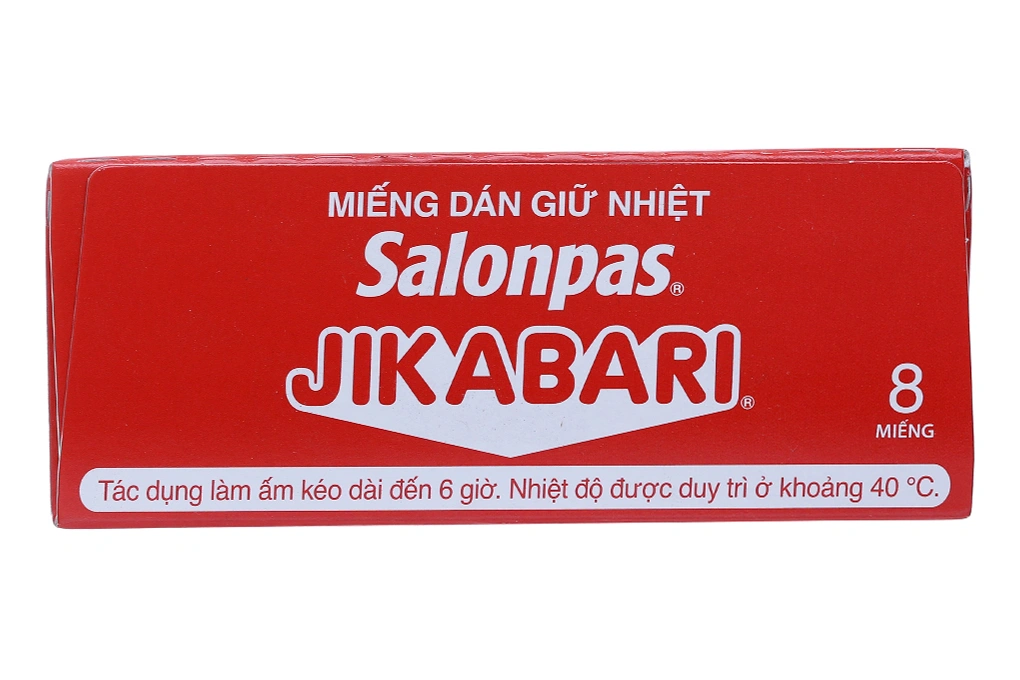 Miếng dán giữ nhiệt Salonpas Jikabari giúp làm ấm, giảm đau - 4