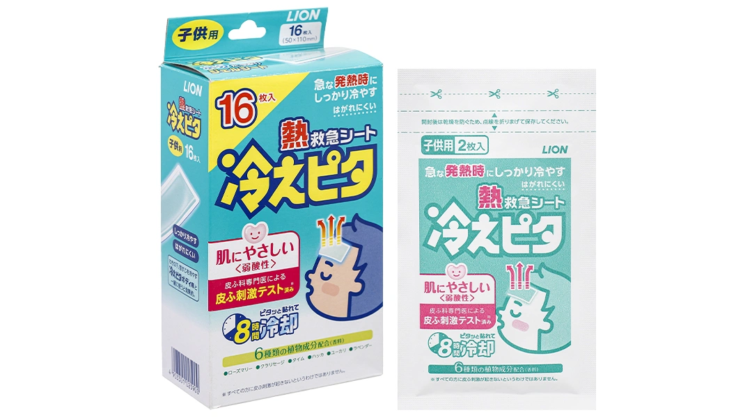 Miếng dán hạ sốt Lion Hiepita For Child hạ nhiệt, giảm sốt cho trẻ - 