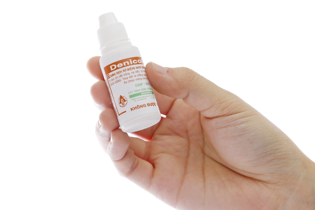 Dung dịch rơ miệng Denicol 20% trị tưa lưỡi, lở miệng, sưng lợi chai 15ml - 5