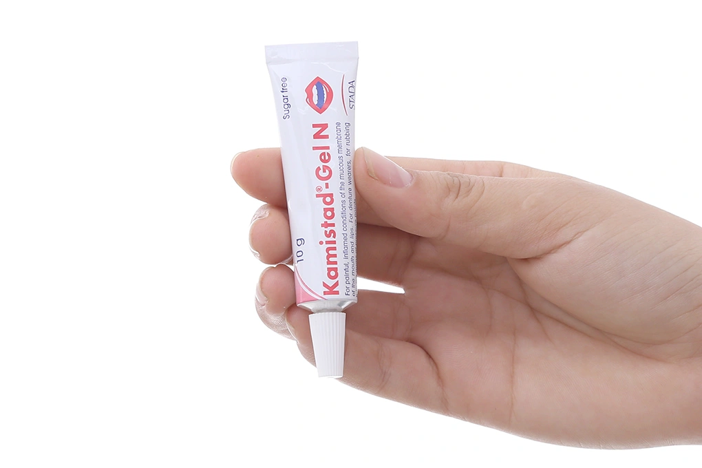 Gel bôi Kamistad - Gel N trị viêm, đau niêm mạc miệng tuýp 10g - 2