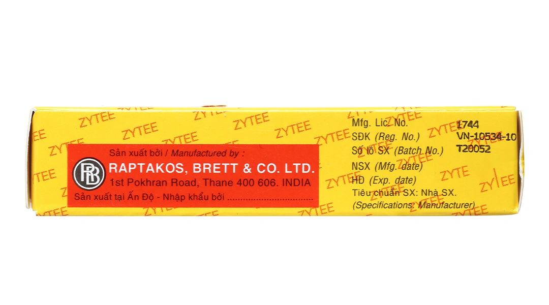 Gel bôi Zytee RB giảm đau răng, viêm loét miệng tuýp 10ml - 3