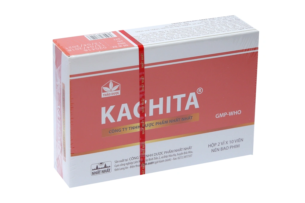 Kachita Nhất Nhất trị nhiệt miệng, viêm họng (2 vỉ x 10 viên) - 