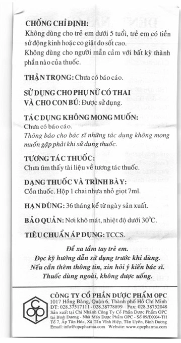 Dung dịch Dentanalgi trị đau răng chai 7ml - 6