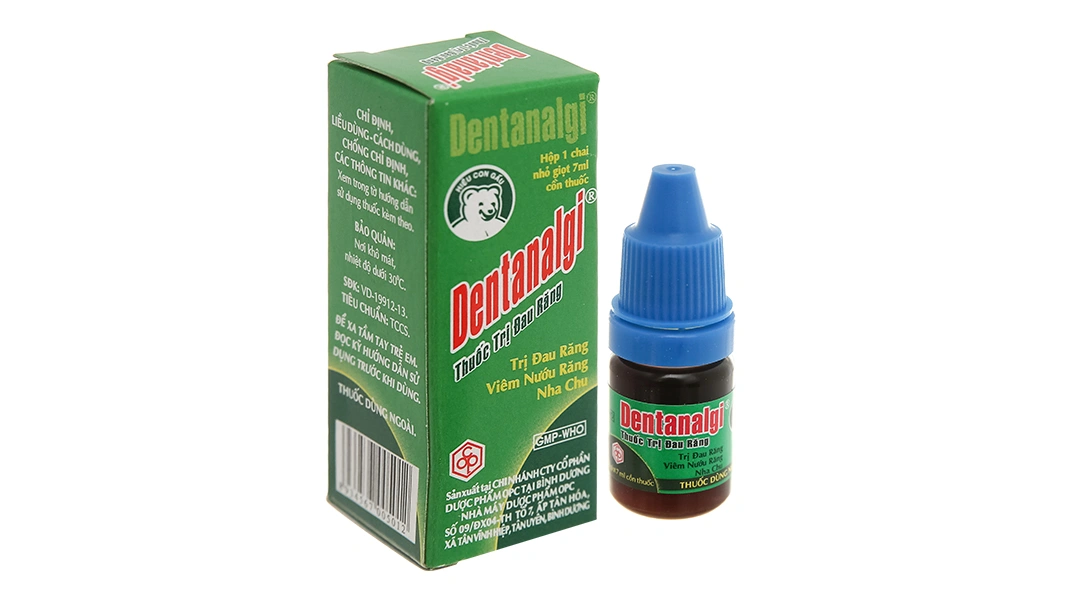 Dung dịch Dentanalgi trị đau răng chai 7ml - 