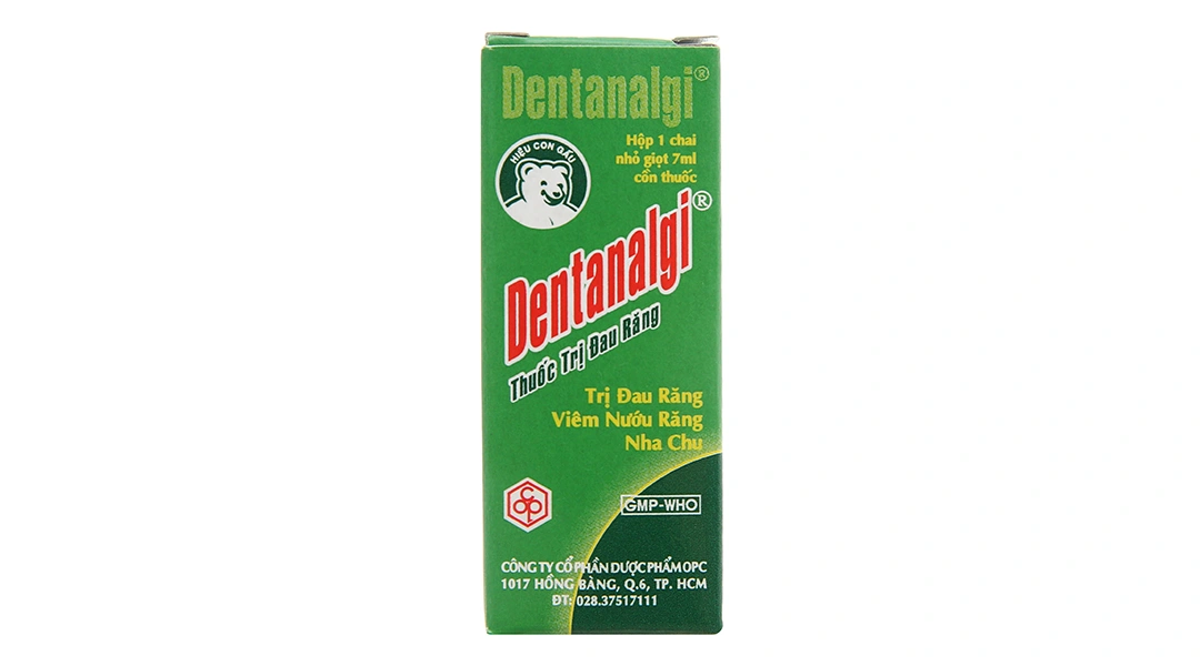 Dung dịch Dentanalgi trị đau răng chai 7ml - 1