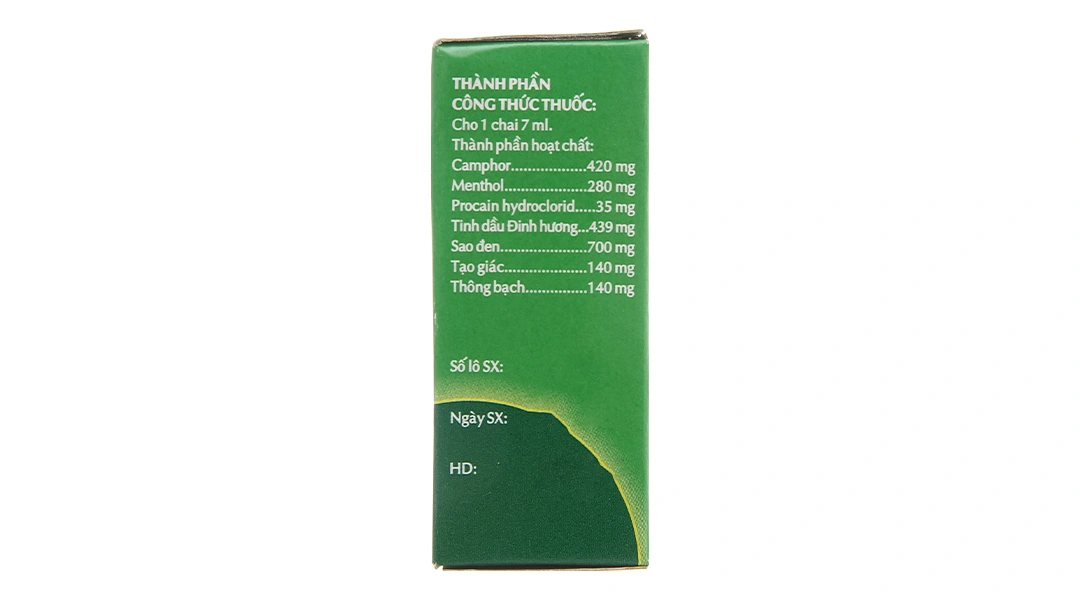 Dung dịch Dentanalgi trị đau răng chai 7ml - 2