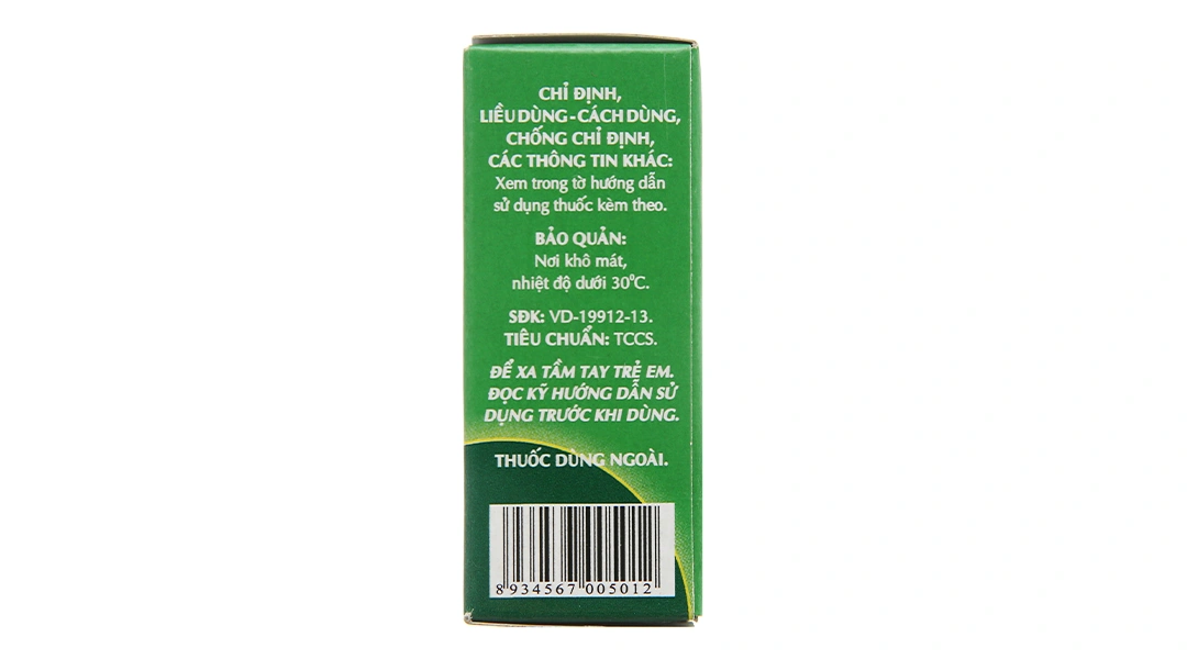 Dung dịch Dentanalgi trị đau răng chai 7ml - 3