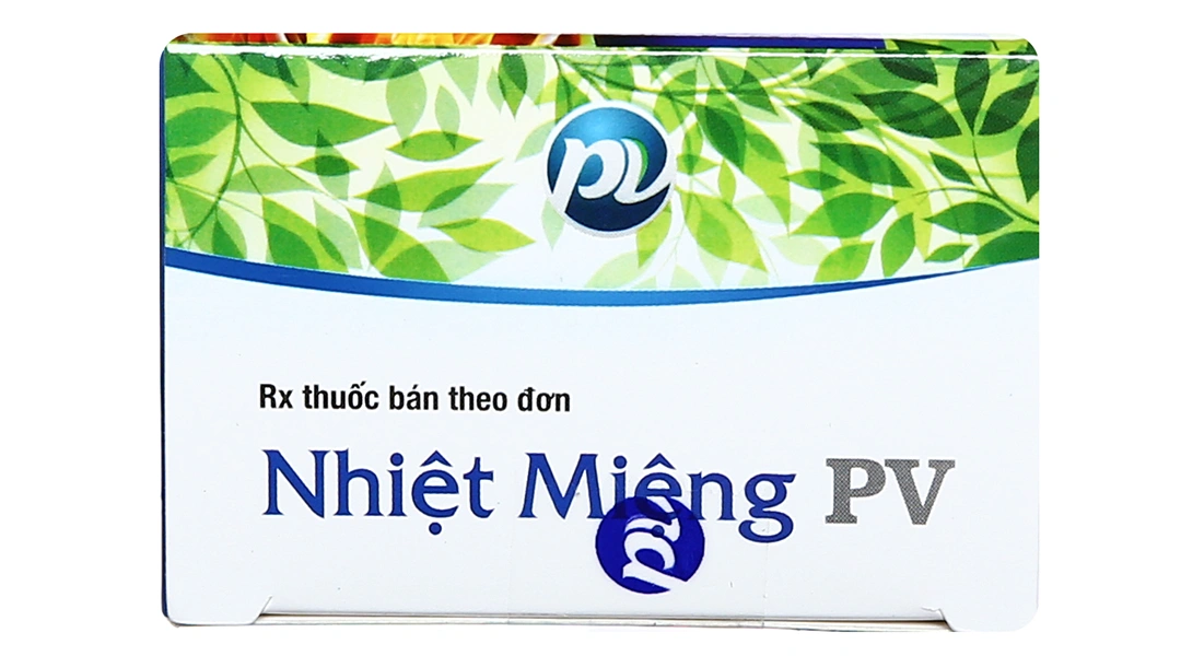 Nhiệt Miệng PV trị nhiệt miệng, hôi miệng (5 vỉ x 10 viên) - 3