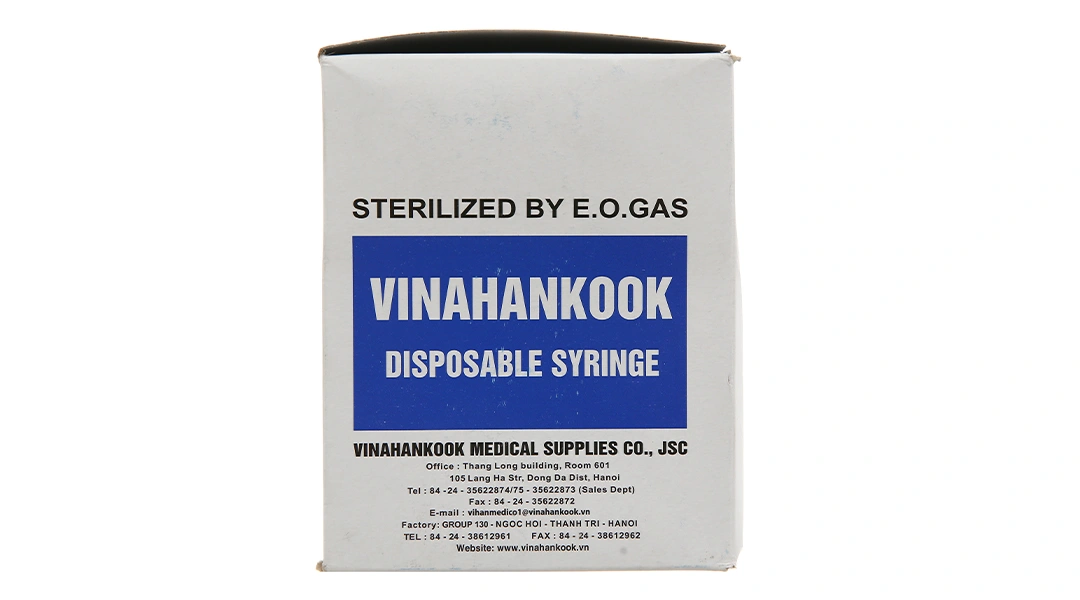 Bơm kim tiêm sử dụng 1 lần Vinahankook 3ml/cc 25G x 1'' - 4