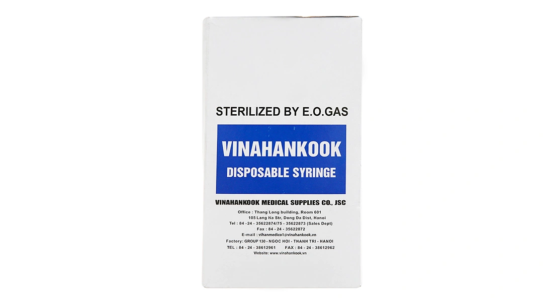 Bơm kim tiêm sử dụng 1 lần Vinahankook 5ml/cc 25G x 1'' - 2