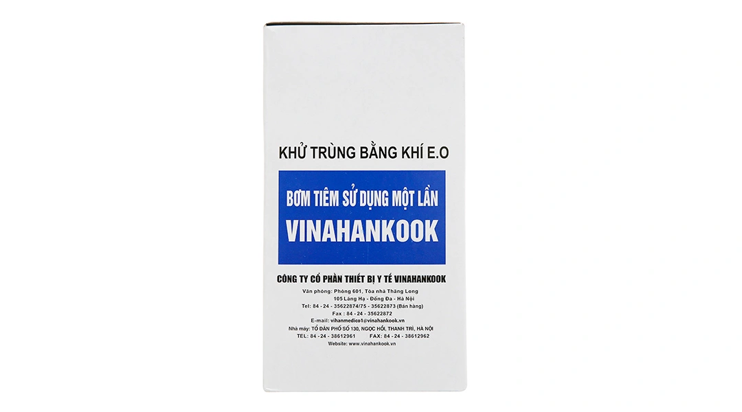 Bơm kim tiêm sử dụng 1 lần Vinahankook 5ml/cc 25G x 1'' - 3