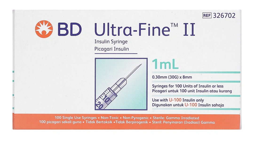 Bơm kim tiêm Insulin BD Ultra-Fine II 1ml 30G x 8mm - 3