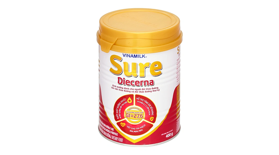 Thực phẩm dinh dưỡng y học: Sản phẩm dinh dưỡng - Vinamilk Sure Diecerna - 8