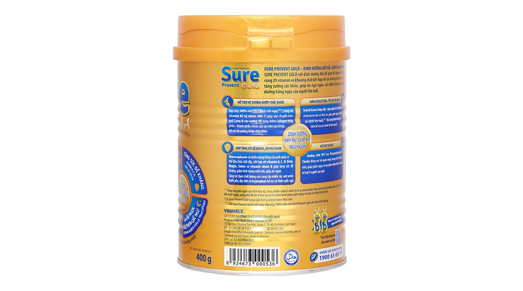 Thực phẩm dinh dưỡng y học: Sản phẩm dinh dưỡng - Sure Prevent Gold - 11