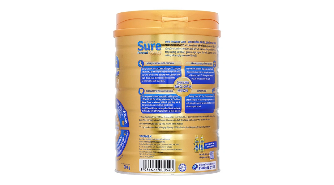 Thực phẩm dinh dưỡng y học: Sản phẩm dinh dưỡng - Sure Prevent Gold - 27