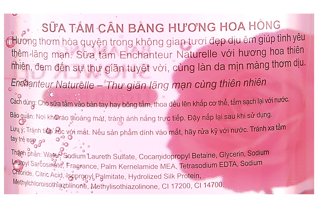 Enchanteur Naturelle gel tắm cân bằng da chai 260g - 2