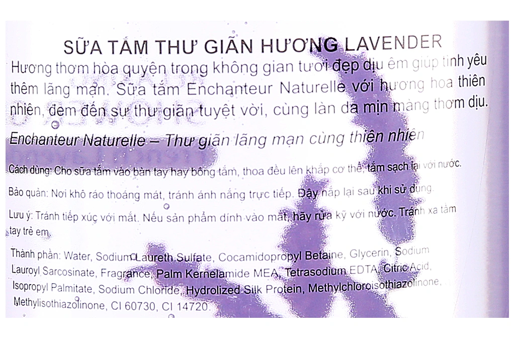 Enchanteur Naturelle gel tắm thư giãn chai 260g - 2