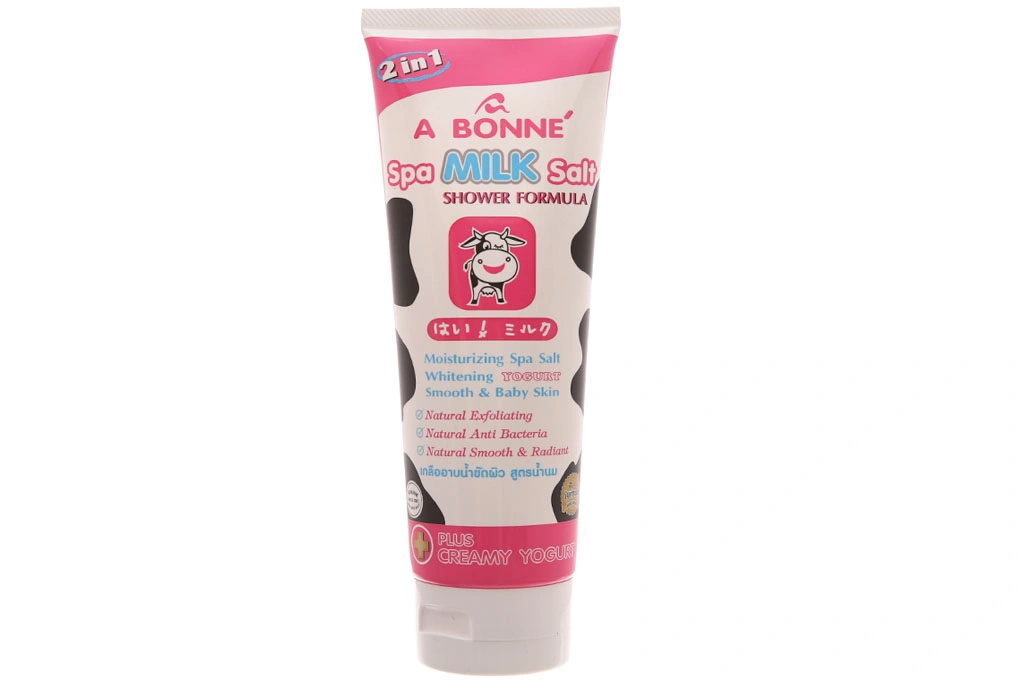 A Bonné Spa Milk Salt tẩy tế bào da chết tuýp 350g - 