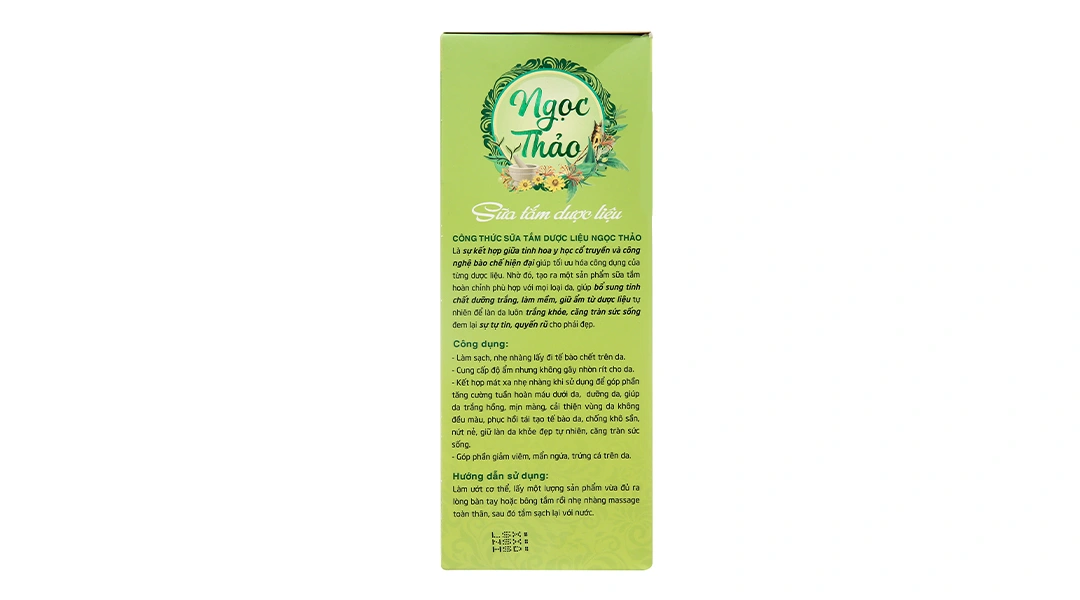 Sữa tắm dược liệu Ngọc Thảo hương thanh mát chai 350ml - 2