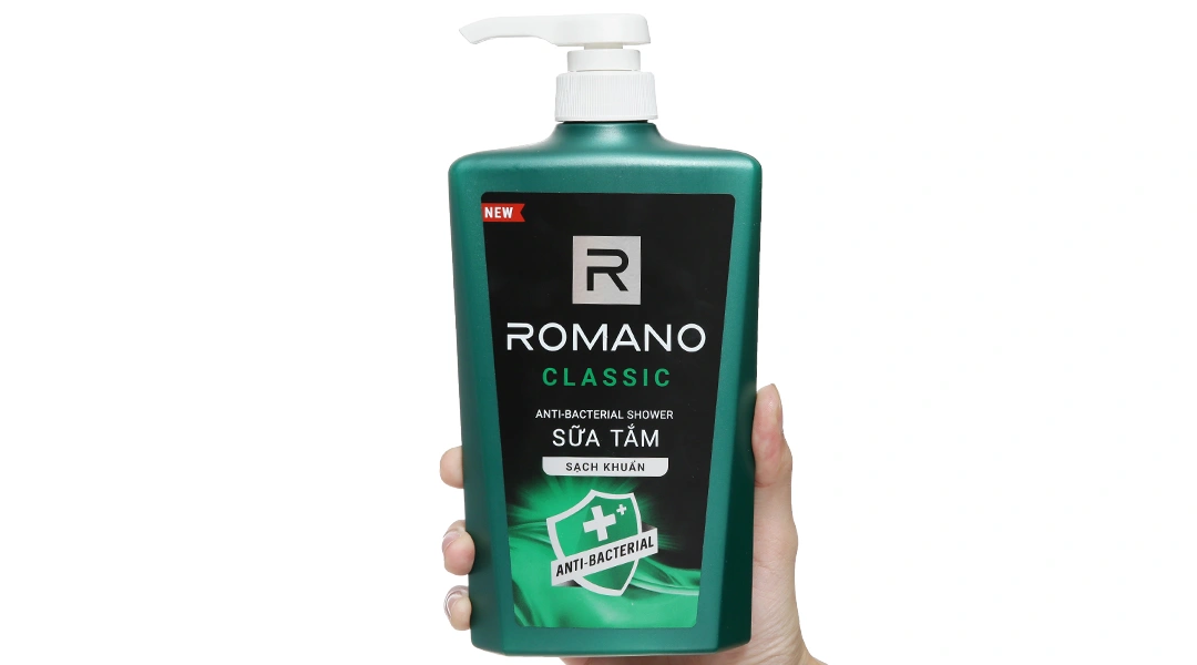 Sữa tắm Romano Classic giúp sạch khuẩn chai 650g - 3