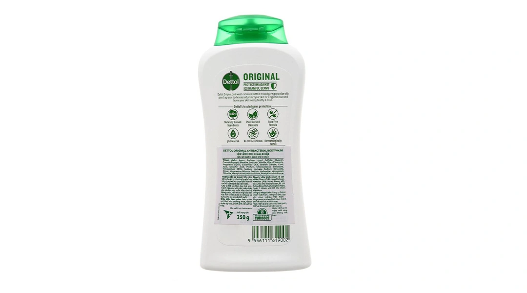 Sữa tắm Dettol diệt khuẩn, làm sạch dịu nhẹ chai 250g - 1