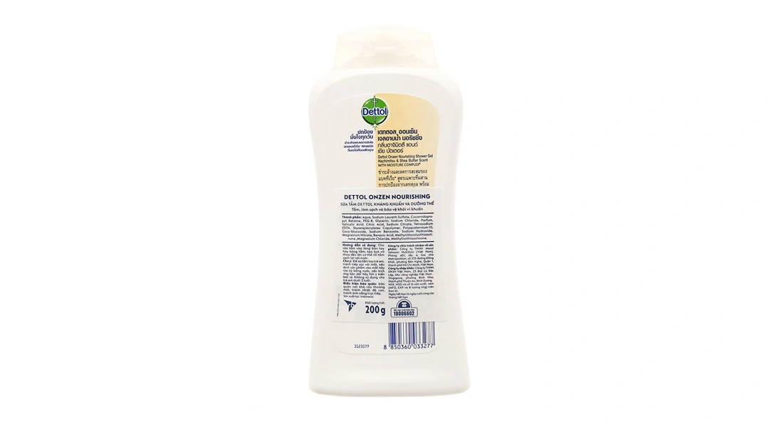 Sữa tắm Dettol Onzen mật ong kháng khuẩn, dưỡng thể chai 250g - 1