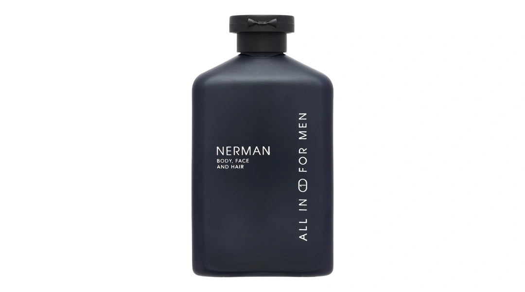 Gel tắm, gội, rửa mặt Nerman Gentleman 3in1 hương nước hoa chai 350ml - 18