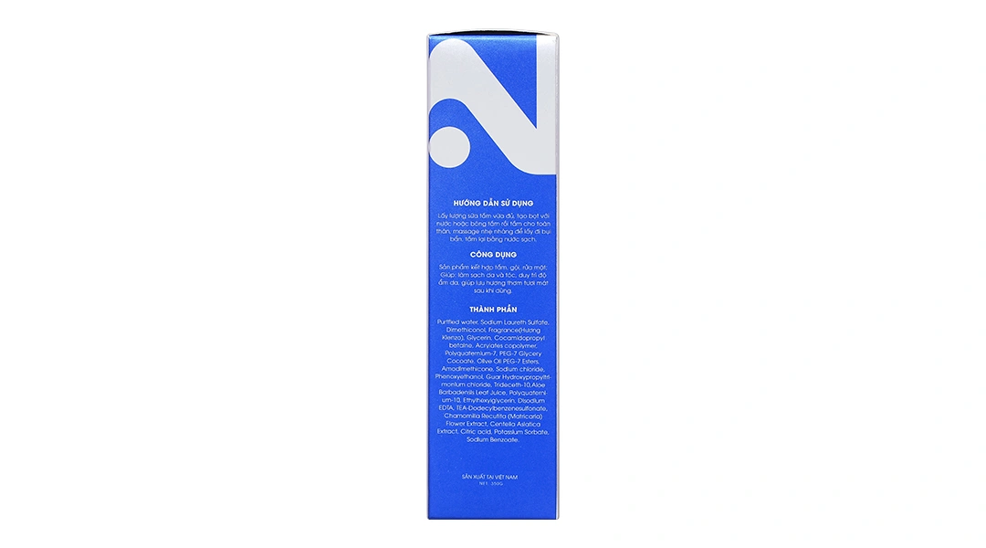 Gel tắm, gội, rửa mặt Nerman Gentleman 3in1 hương nước hoa chai 350ml - 3