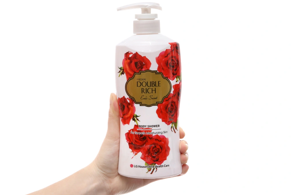 Sữa tắm Double Rich Eva's Secret hương hoa hồng chai 550g - 2