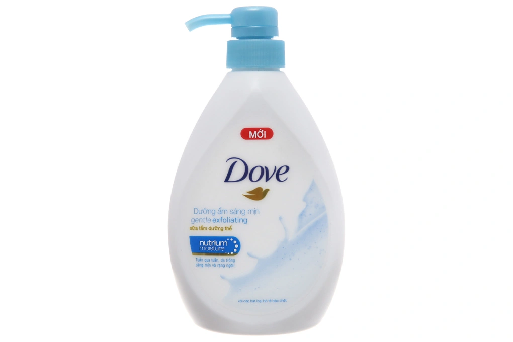 Sữa tắm dưỡng thể Dove Gentle Exfoliating dưỡng ẩm sáng mịn chai 530g - 