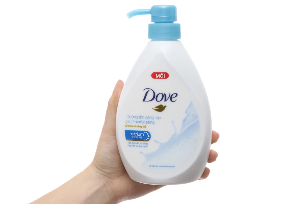 Sữa tắm dưỡng thể Dove Gentle Exfoliating dưỡng ẩm sáng mịn chai 530g - 2
